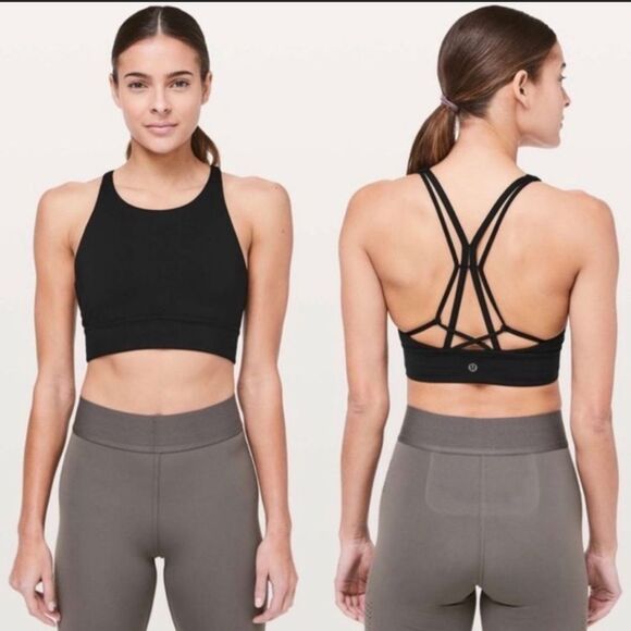 Lululemon black Ride & Reflect high neck bra 4 - Picture 1 of 8